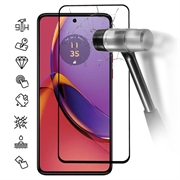 Motorola Moto G84 Full Cover Glazen Screenprotector - Zwarte Rand
