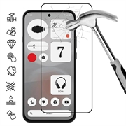 Nothing Phone (4b) Volledige Dekking Glazen Screenprotector - 9H - Zwarte rand