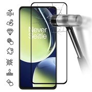 OnePlus Nord CE 3 Lite/N30 Full Cover Glazen Screenprotector - Zwarte Rand