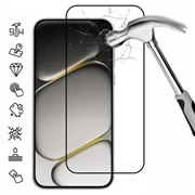 OnePlus Nord CE6 Volledige Dekking Glazen Screenprotector - 9H - Zwarte rand