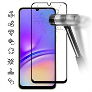 Samsung Galaxy A05 Full Cover Glazen Screenprotector - Zwarte Rand