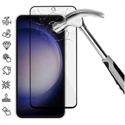 Samsung Galaxy S23 FE Full Cover Glazen Screenprotector - Zwarte Rand