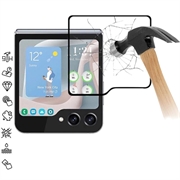 Samsung Galaxy Z Flip6 Full Cover Glazen Screenprotector - Zwarte Rand