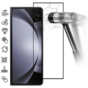 Samsung Galaxy Z Fold6 Full Cover Glazen Screenprotector - Zwarte Rand