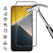 Xiaomi Poco X8 Volledige Dekking Glazen Screenprotector - 9H - Zwarte rand