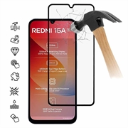 Xiaomi Redmi 15a Volledige Dekking Glazen Screenprotector - 9H - Zwarte rand
