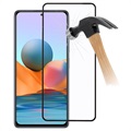 Full Cover Xiaomi Redmi Note 10 Pro Glazen Screenprotector - Zwart