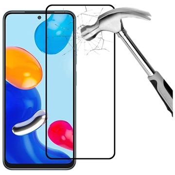 Xiaomi Redmi Note 11/11S Full Cover Glazen Screenprotector - Zwarte Rand