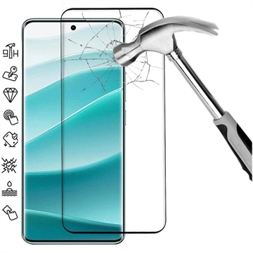Xiaomi Redmi Note 14 Pro/14 Pro 5G/Poco X7 Full Cover Glazen Screenprotector - Zwarte Rand