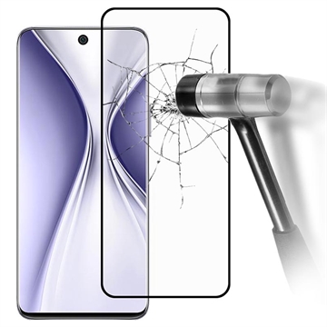 Full Cover Honor X20 SE Glazen Screenprotector - Zwart