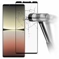 Full Cover Sony Xperia 5 IV Glazen Screenprotector - Zwart