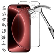 iPhone 18 Pro Max Volledige Dekking Glazen Screenprotector - 9H - Zwarte rand