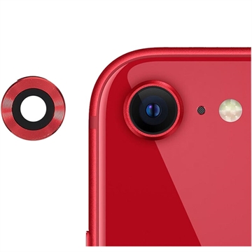 iPhone SE (2022)/SE (2020) Cameralens Beschermer Metaal & Gehard Glas