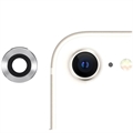iPhone SE (2022)/SE (2020) Cameralens Beschermer Metaal & Gehard Glas - Zilver