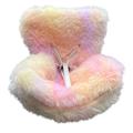 Bont autostoeltje voor Labubu pop 15-17cm - Roze / Geel / Paars