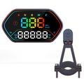 G25 universele GPS-snelheidsmeter-HUD voor auto’s en motorfietsen