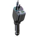 GC15 83W autolader met spanningsmonitor - zwart