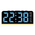 GH9001 LED digitale wekker met datum - zwart / blauw licht