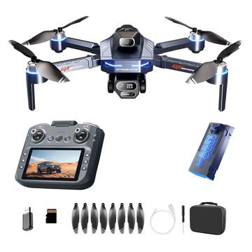 GT8 720P WiFi FPV borstelloze drone met obstakelvermijding - Zwart