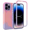 Stylish Gradient iPhone 14 Pro Hybrid Hoesje