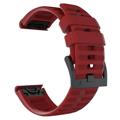 Garmin Fenix 7X/6X GPS/6X Pro Zacht Siliconen Band - Rood