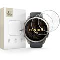 Garmin Fenix 9 Pro Tech-Protect Glass Fit+ Glazen Screenprotector - 51mm - 2 st. - Doorzichtig