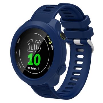 Garmin Forerunner 158 Vervangende Siliconen Band met Geïntegreerd Frame - Blauw