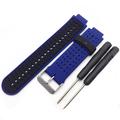 Garmin Forerunner 235/630/735 Dual-Color Siliconen Sportband - Donkerblauw