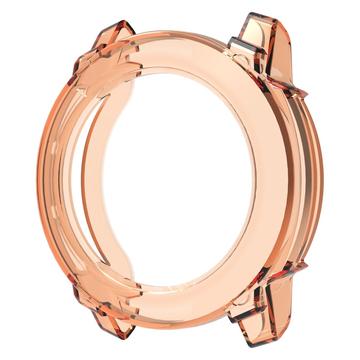 Garmin Instinct 3 Ultra Dunne TPU Hoesje - 45mm - Doorzichtig Oranje