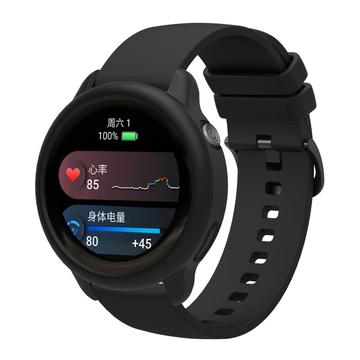 Garmin vivoactive 6 Vervangende Siliconen Band met Geïntegreerd Frame - Zwart
