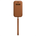 Apple iPhone 12 Mini Leren Sleeve met MagSafe MHMP3ZM/A - Zadelbruin