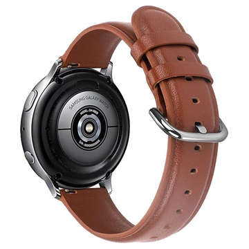 Samsung Galaxy Watch Active2 Echt Lederen Bandje - 44mm - Bruin
