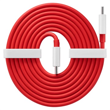 OnePlus Warp Charge USB Type-C Kabel 5481100048 - 1.5m - Rood / Wit