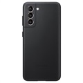 Samsung Galaxy S21 5G Leder Cover EF-VG991LBEGWW