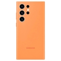Samsung Galaxy S23 Ultra 5G Siliconen Hoesje EF-PS918TOEGWW - Oranje