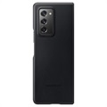 Samsung Galaxy Z Fold2 5G Leder Cover EF-VF916LBEGEU - Zwart