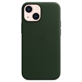 iPhone 13 Mini Apple Leren Hoesje met MagSafe MM0J3ZM/A - Sequoia-Groen