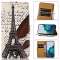 Glam Series OnePlus 10T/Ace Pro Portemonnee Hoesje - Eiffeltoren