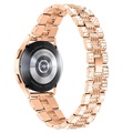 Samsung Galaxy Watch4/Watch4 Classic/Watch5/Watch6/Watch FE/Watch7 Glam Roestvrij Staal Bandje
