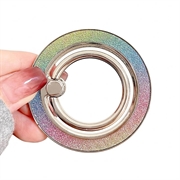 Glitter MagSafe-fidgetringstandaard - Regenboog