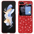 Samsung Galaxy Z Flip5 Glitter Series Hybrid Hoesje - Rood