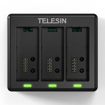 GoPro Hero 9 Black TELESIN S0-BCG-1 Drie-kanaals batterijlader