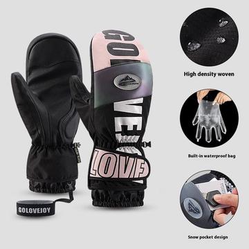 Golovejoy SK34 Winter Skihandschoenen - Waterdicht, Winddicht, Touch Screen Wanten - L