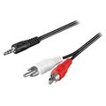 Goobay 3.5mm / 2 x RCA Audio Kabel Adapter - 1.5m