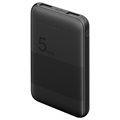 Goobay Compact Dubbele USB Powerbank - 5000mAh - Zwart