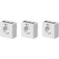 Goobay Digitaal Tijdschakelaar Stopcontact 16A - 3-pack - Wit
