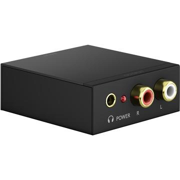 Goobay Digitaal naar Analoog Audioomzetter - Zwart