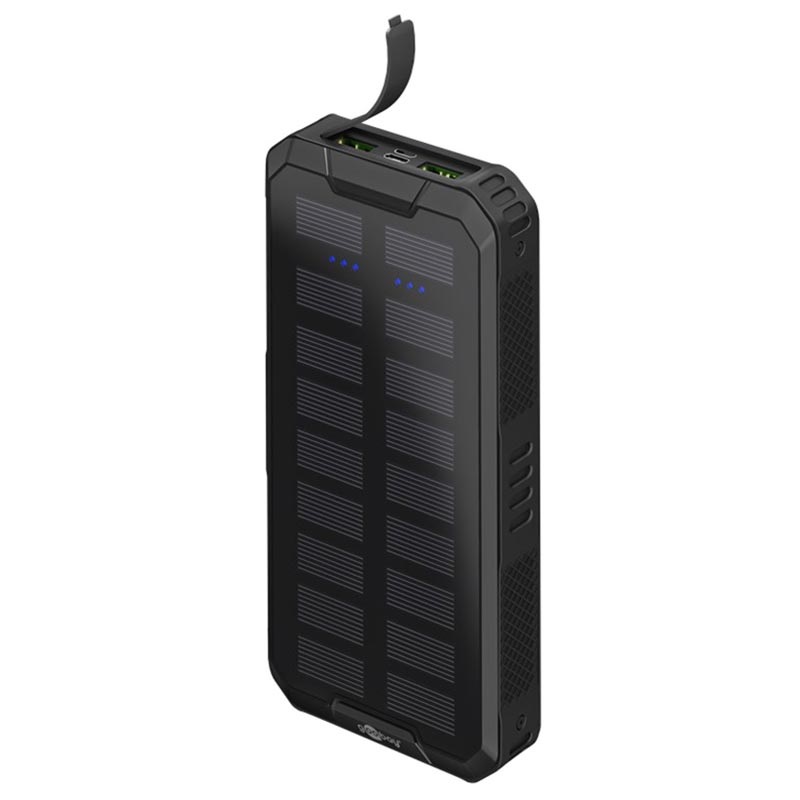 van mening zijn Ik was verrast Intimidatie Goobay Snel Solar Powerbank 20000mAh - USB-C, USB - Zwart