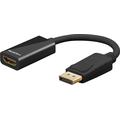 Goobay HDMI naar DisplayPort Adapterkabel - 4K/60Hz - Zwart