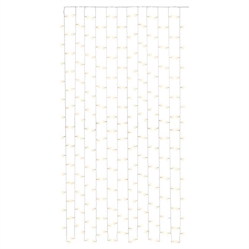 Goobay LED Lichtgordijn met Timer - 300 LED\'s - Warm Wit